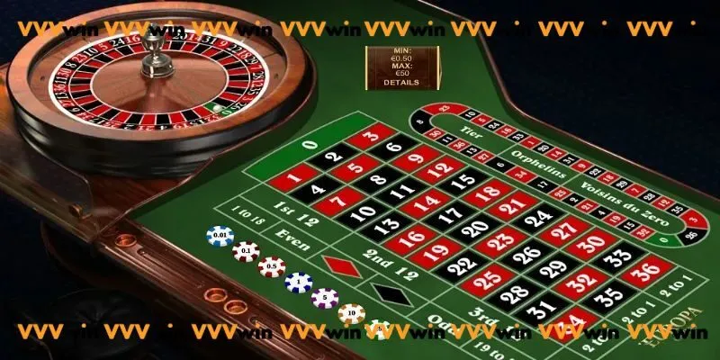 Roulette - tựa game đặc sắc tại sảnh casino vvvwin
